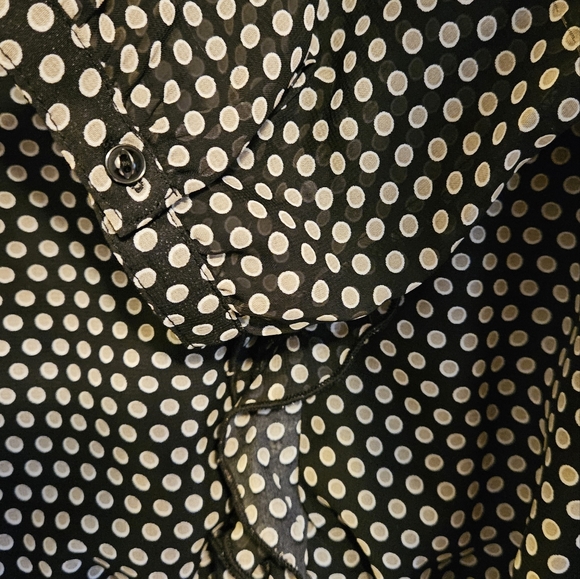 Ispiri polka dot ruffled blouse - Picture 3 of 14